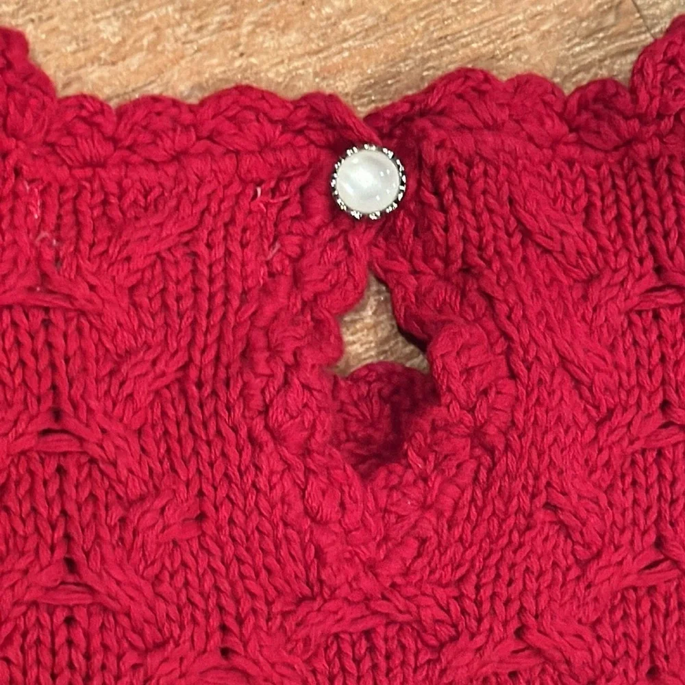 TAHARI Baby • 0-3 months • Red Knit Dress
